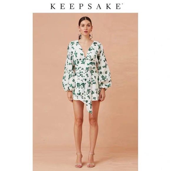 keepsake fallen mini dress